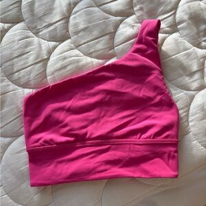lululemon athletica Pink One-Shoulder Sports Bra